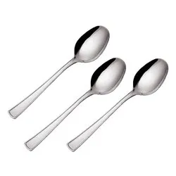 Set cucchiai frutta 3 pz Inox 18/0 (16,9cm) AMBASSADOR Cromo lucido CVLX80C3