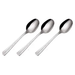 Set cucchiai frutta 3 pz Inox 18/10 (16,7cm) ELITE Cromo lucido CVLX80C3