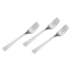 Set forchette frutta 3 pz Inox 18/10 (16,7cm) ELITE Cromo lucido CVLX70C3