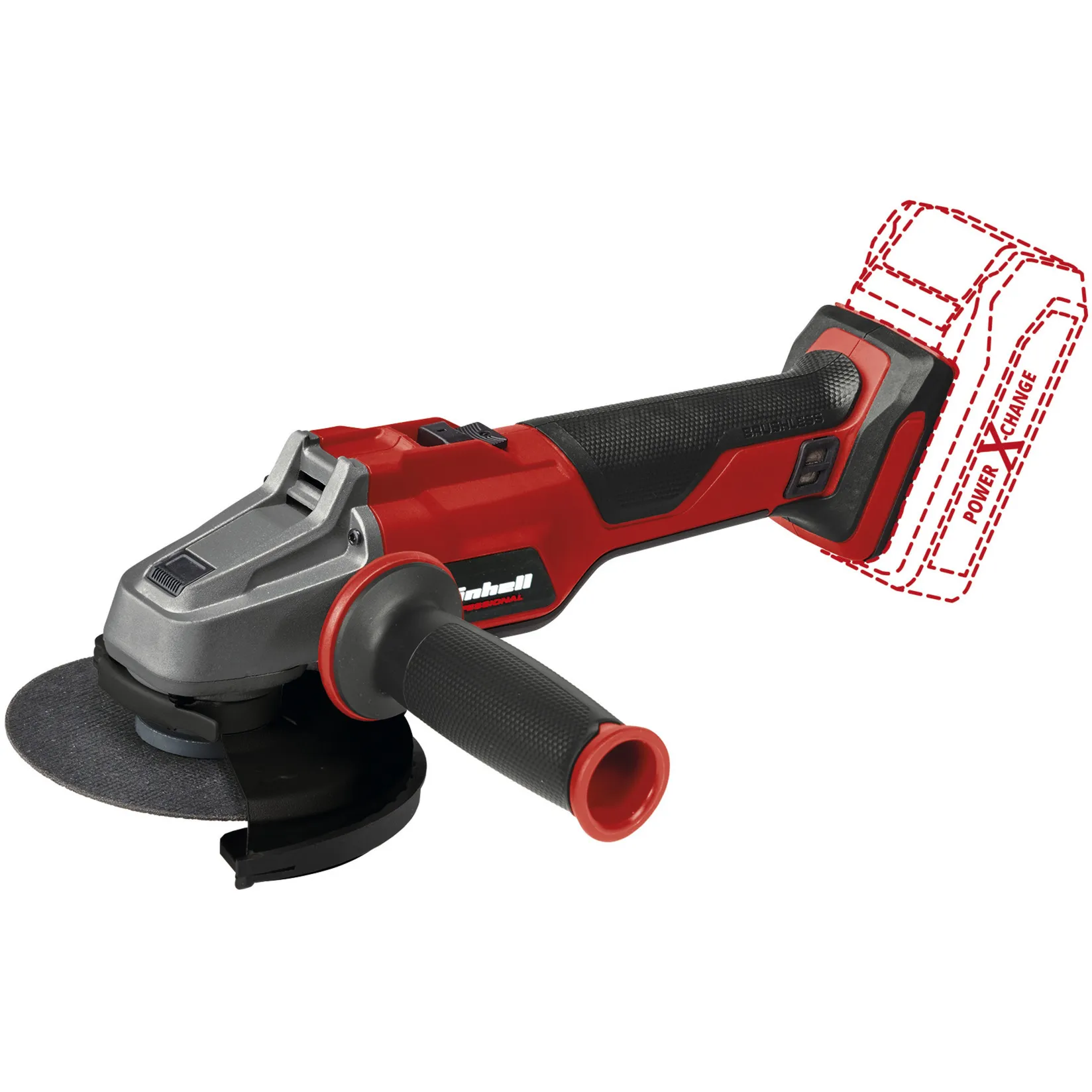 Smerigliatrice angolare a batteria professionale AXXIO 18/115 Q, 18Volt