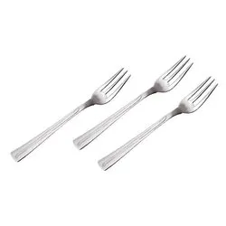 Set forchette dessert 3 pz Inox 18/10 (15,1cm) ELITE Cromo lucido CVL180C3