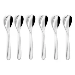 Set cucchiaini caffè 6 pz Inox 18/10 (14,5cm) HOTEL Cromo lucido CVLX90C6