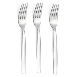 Set forchette tavola 3 pz Inox 18/0 (20,7cm) SHARK Cromo lucido CVLX30C3