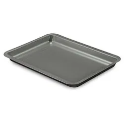 Teglia Inox antiaderente (37x32cm) HAPPY HOUR Nero e Grigio 08532HEE