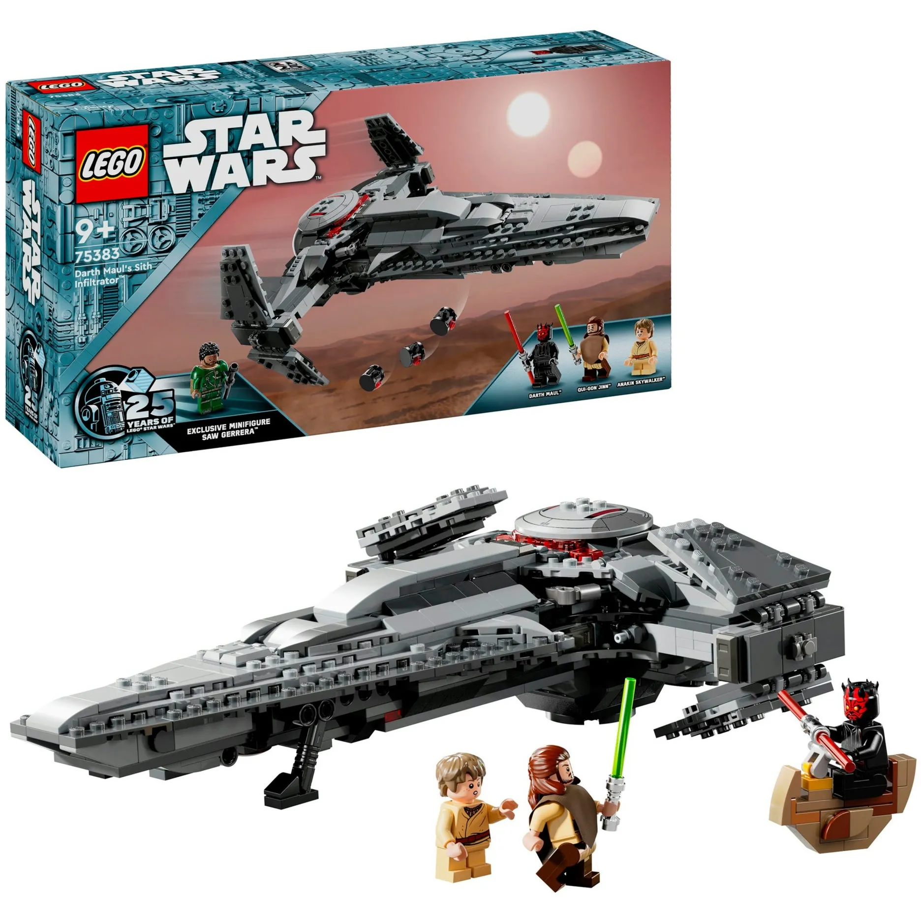 Star Wars Darth Mauls Sith Infiltrator, Giochi di costruzione