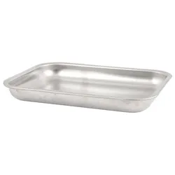 Teglia bassa Inox 18/10 antiaderente (30x20cm) PATENTED Cromo 11047