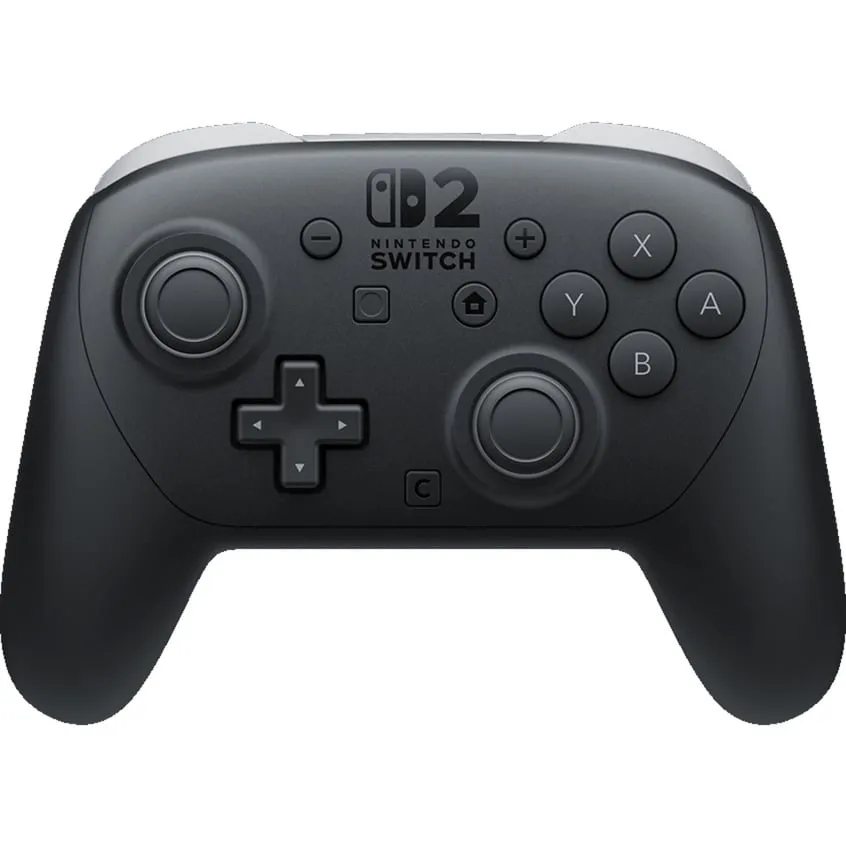 Switch 2 Pro Controller Nero Bluetooth Gamepad Analogico/Digitale Nintendo Switch 2