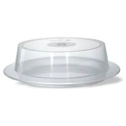 Coperchio microonde (27x8cm) con piatto Bianco 651