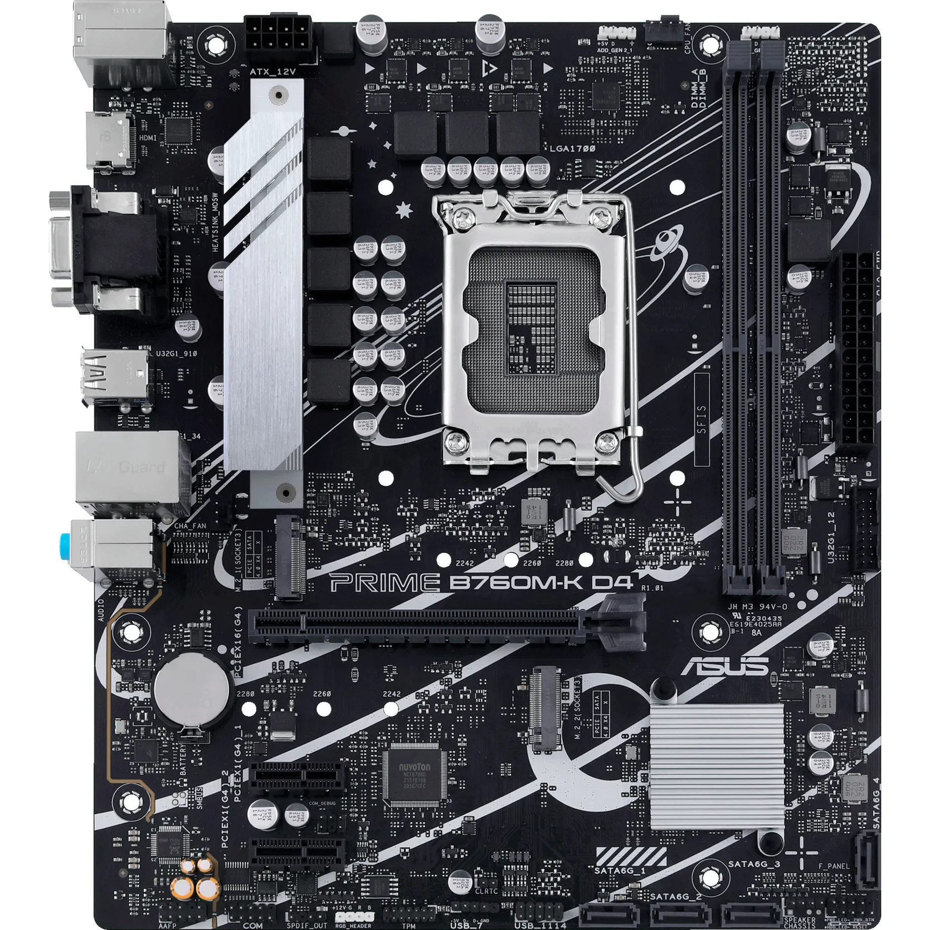 PRIME B760M-K D4 Intel B760 LGA 1700 micro ATX, Scheda madre