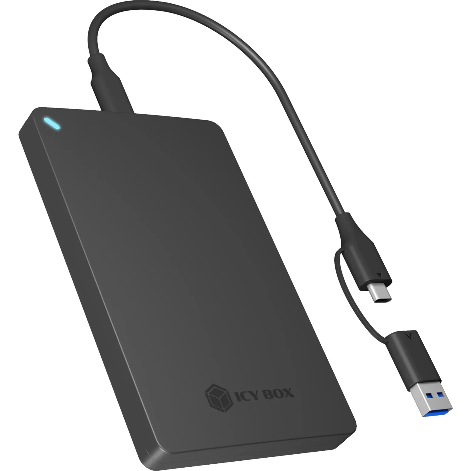 IB-201T-CU31 Box esterno SSD Nero 2.5", Disk enclosure