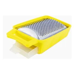 Grattugia con contenitore Inox (23,5x13x6,5cm) Cromo lucido 048B