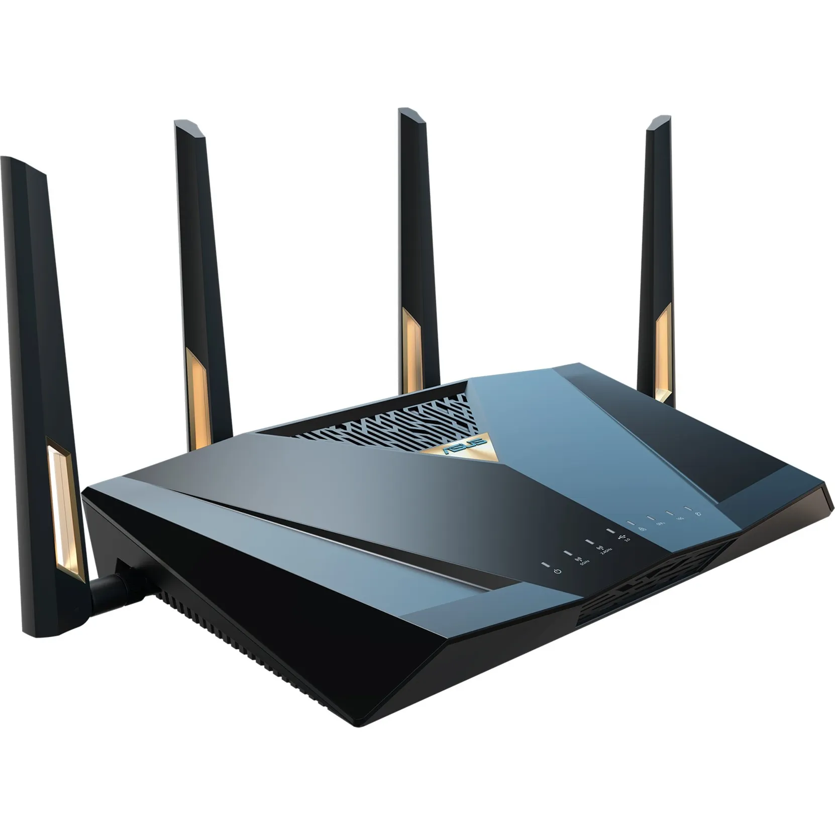 RT-BE88U router wireless 10 Gigabit Ethernet Dual-band (2.4 GHz/5 GHz) Nero, Grigio