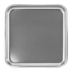Teglia bassa Inox 18/10 antiaderente (37x37cm) PATENTED Cromo satinato 110513
