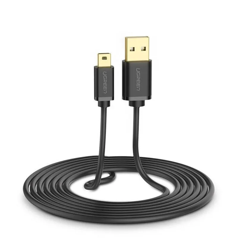 Cavo Dati e Ricarica USB-A - miniUSB UGREEN US132, 1m, Nero