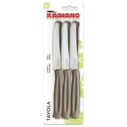 Set coltelli 6 pz lama seghettata DINAMIK Marrone 1023397