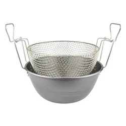 Friggitrice con cestello (32cm) Ferro Silver spazzolato 15500320FCV
