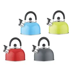 Bollitore Inox (2Lt) EVA con fischietto Assortito 013749