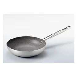 Padella Alluminio antiaderente (28cm) alta svasata PROFESSIONALE SERIE 2800 Alluminato e Nero 2802 28