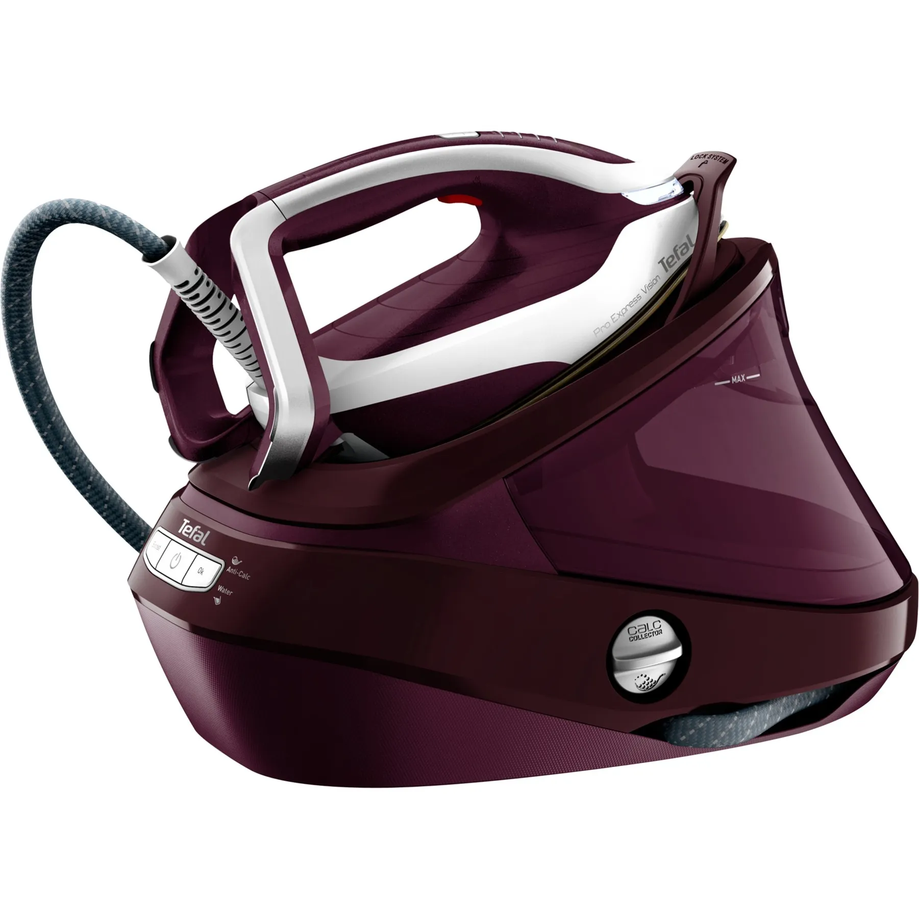 Pro Express Vision GV9810 3000 W 1,1 L Durilium AirGlide Autoclean soleplate Rosso, Bianco, Stazione stirante