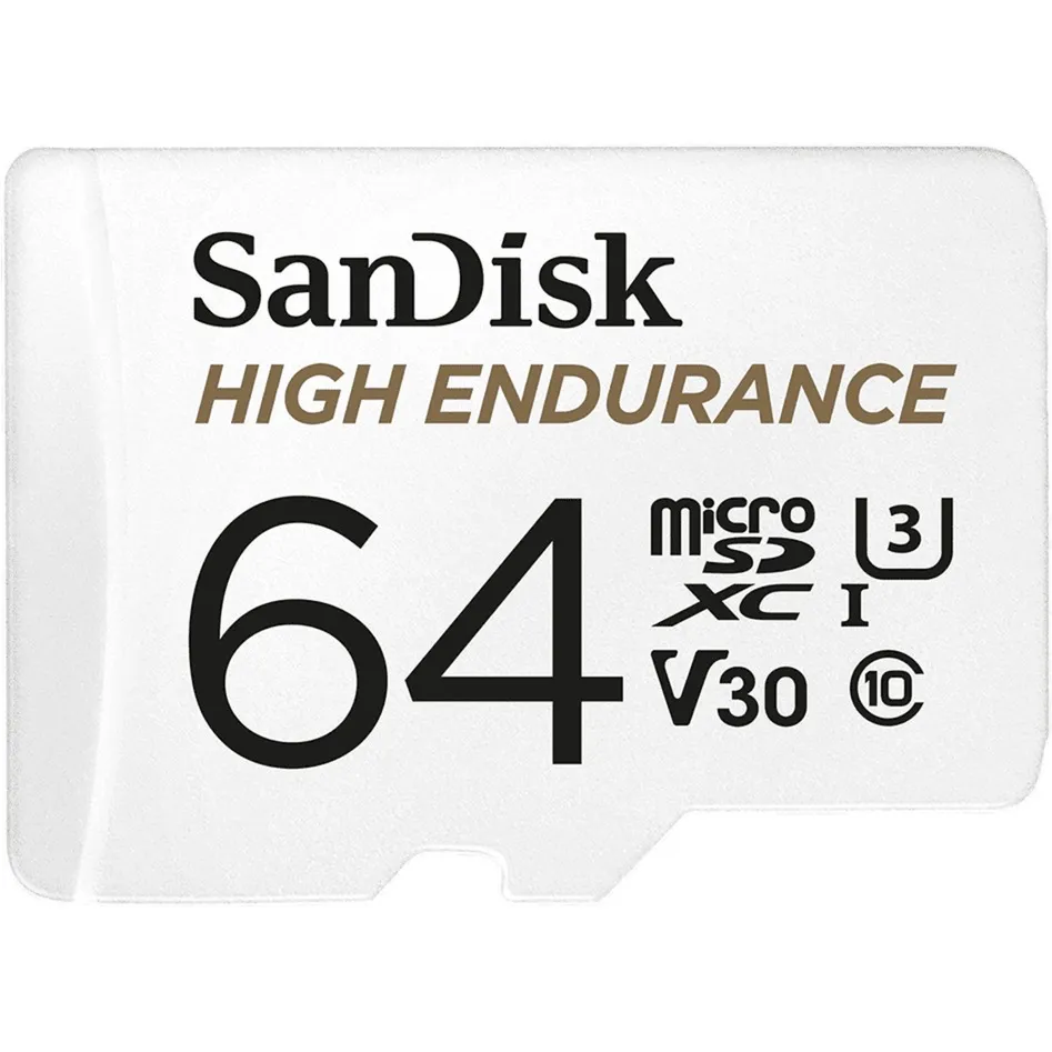 High Endurance 64 GB MicroSDXC UHS-I Classe 10, Scheda di memoria