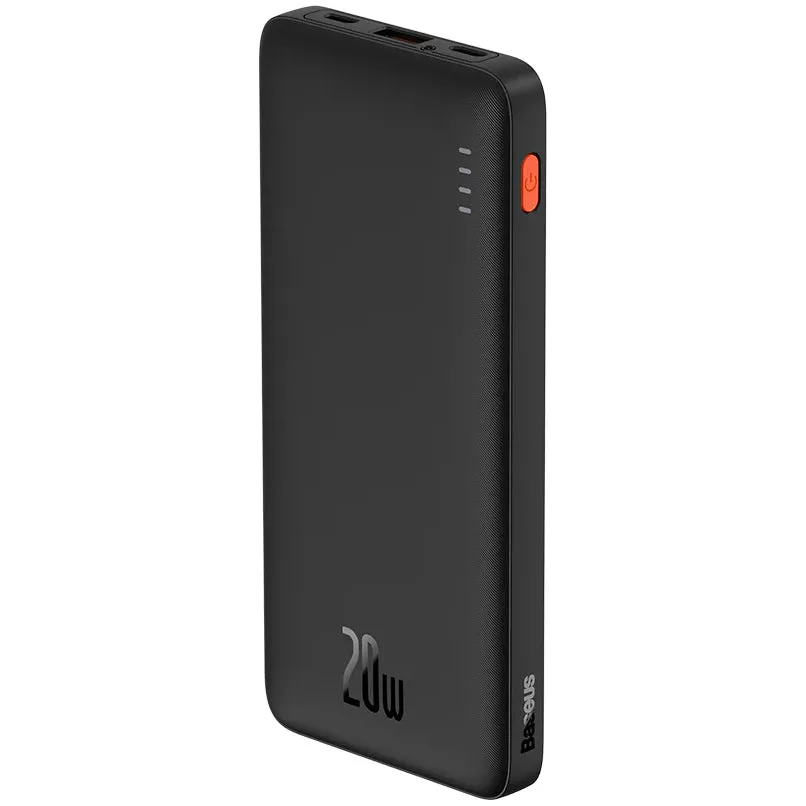 Batteria Esterna Baseus Airpow, 10000mAh, 20W, QC + PD, 1 x USB-A - 1 x USB-C, Nera PPQD090001