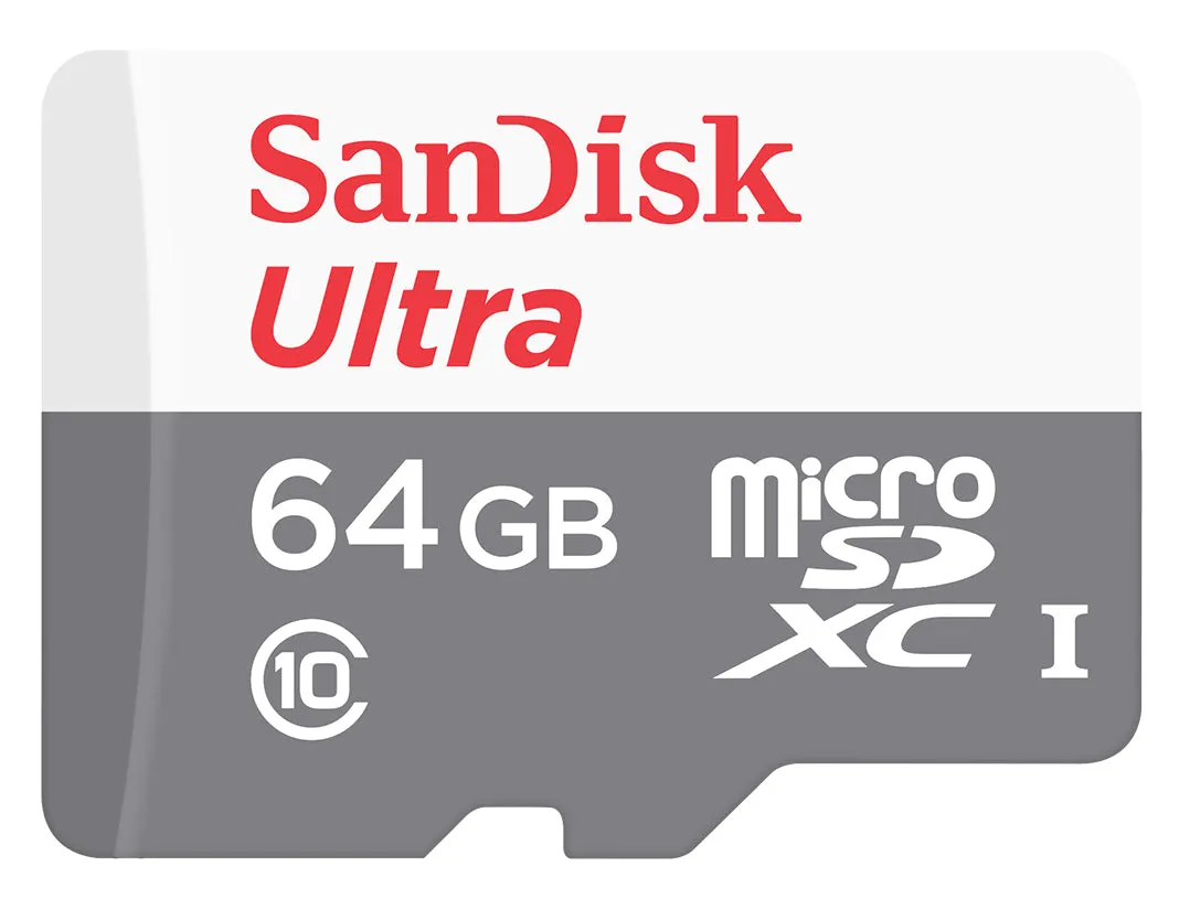 Scheda di Memoria microSDXC SanDisk Ultra, 64Gb, Classe 10 SDSQUNR-064G-GN3MN