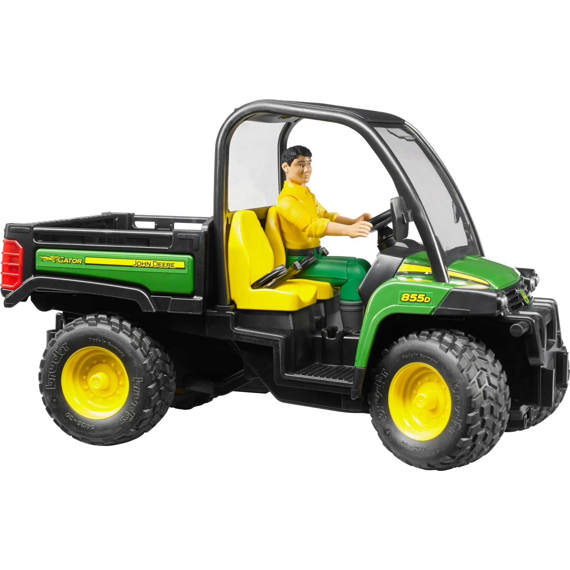 John Deere Gator XUV 855D with driver veicolo giocattolo, Veicolo modello