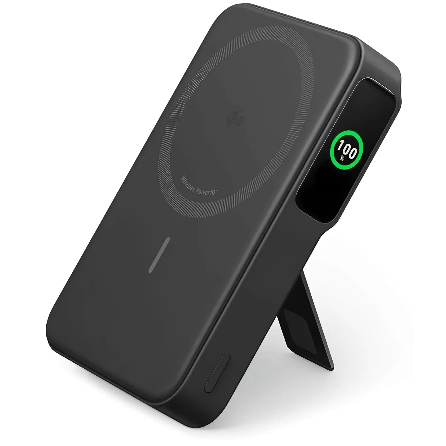 Batteria Esterna Wireless Anker MagGo, 10000mAh, 27W, PD + FQI, 1 x QI - 1 x USB-C, Nera A1654G11