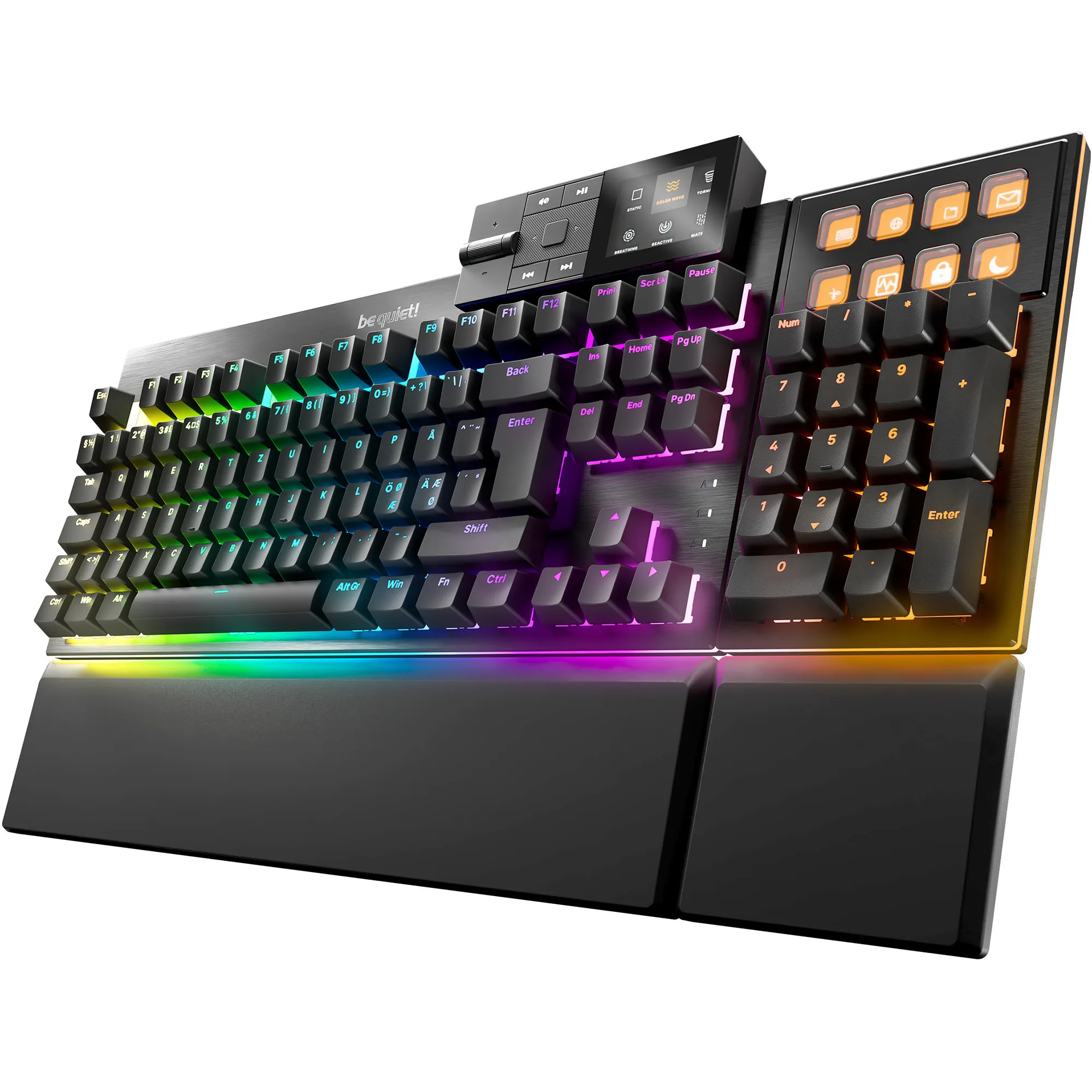 Dark Mount Silent Linear DE ISO tastiera Gaming USB QWERTZ Tedesco Nero, Tastiera da gioco