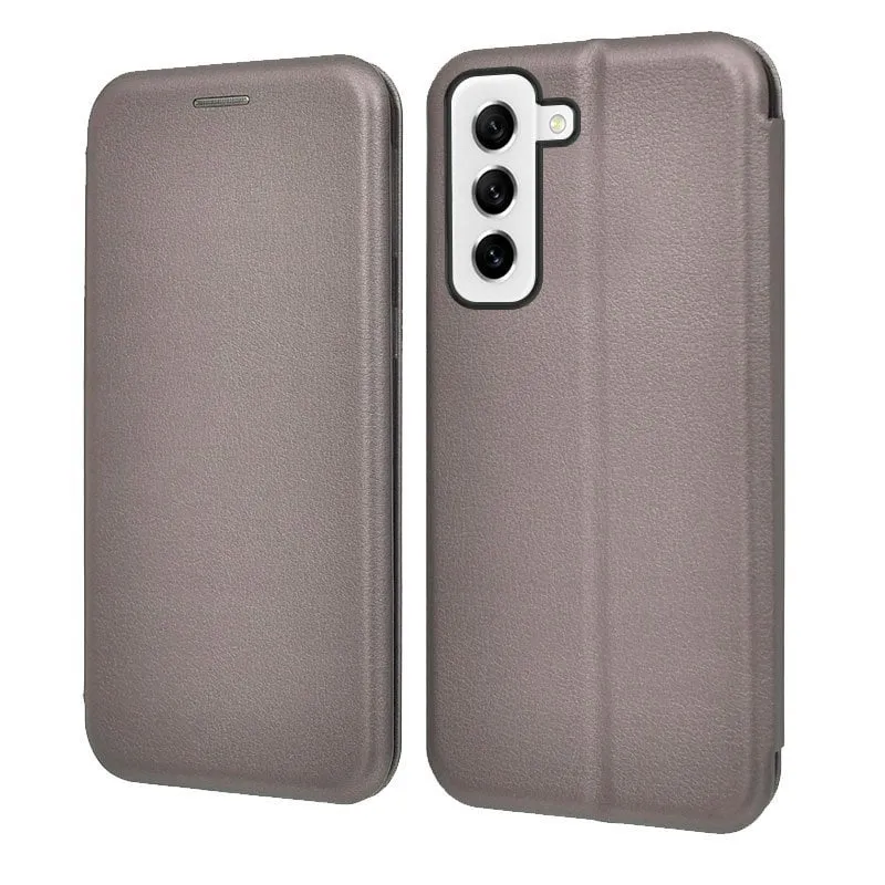 Fantastica custodia Flip Cover Elegance Argento per Samsung Galaxy S21 FE G990B