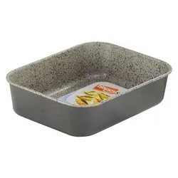 Teglia Sfornatutto Alluminio antiaderente (29x25cm) HAPPY STONE Grigio pietra HAPSTSFOAOXX2925H