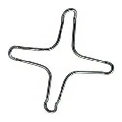 Set riduttori fornello 2 pz Cromo lucido Art 9 2V