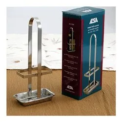 Porta condimenti per bottiglie quadre 250 ml Cromo lucido 12540250IVV