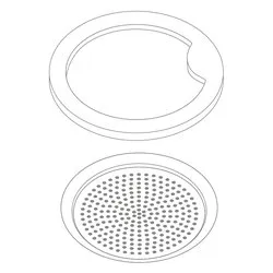 Set guarnizioni e filtro caffettiera 4 Tazze 1 pz 121587