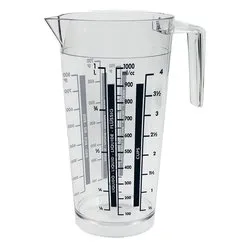 Caraffa dosa alimenti graduata (1Lt) Trasparente 415
