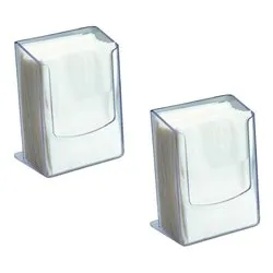 Set anelli tovaglioli 2 pz da bar Trasparente 5079022