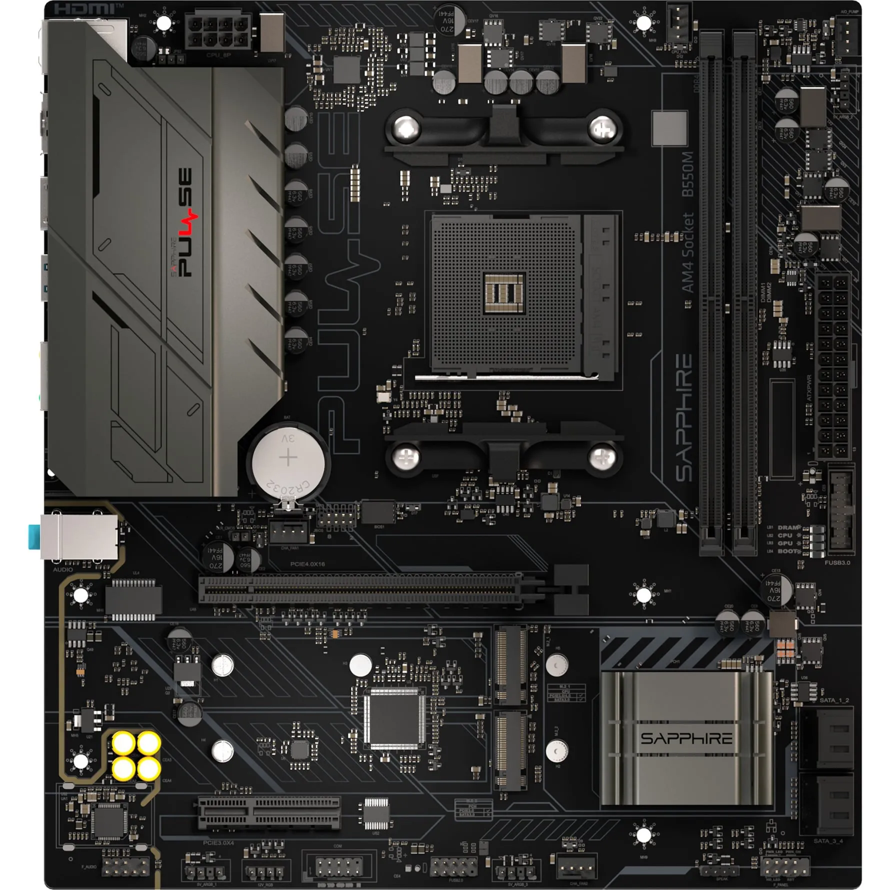PULSE B550M, Scheda madre