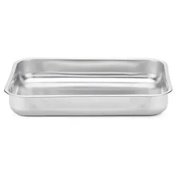 Teglia media Inox 18/10 antiaderente (20x14cm) PATENTED Cromo 14085
