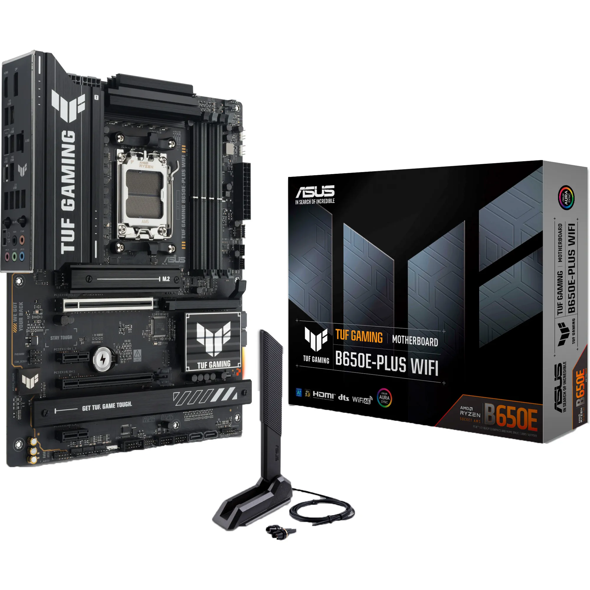 TUF GAMING B650E-PLUS WIFI AMD B650 Socket AM5 ATX, Scheda madre