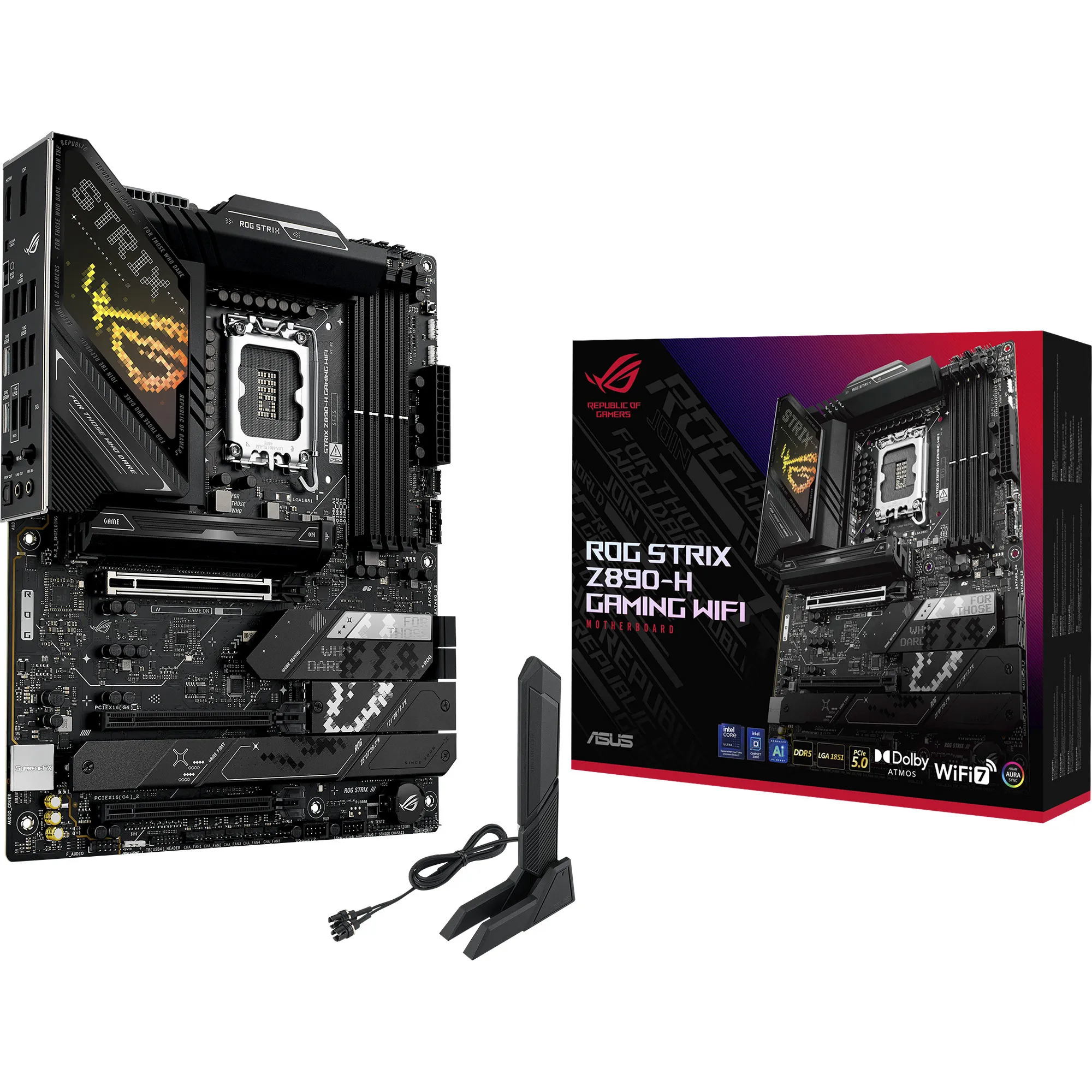 ROG STRIX Z890-H GAMING WIFI Intel Z890 LGA 1851 (Socket V1) ATX, Scheda madre
