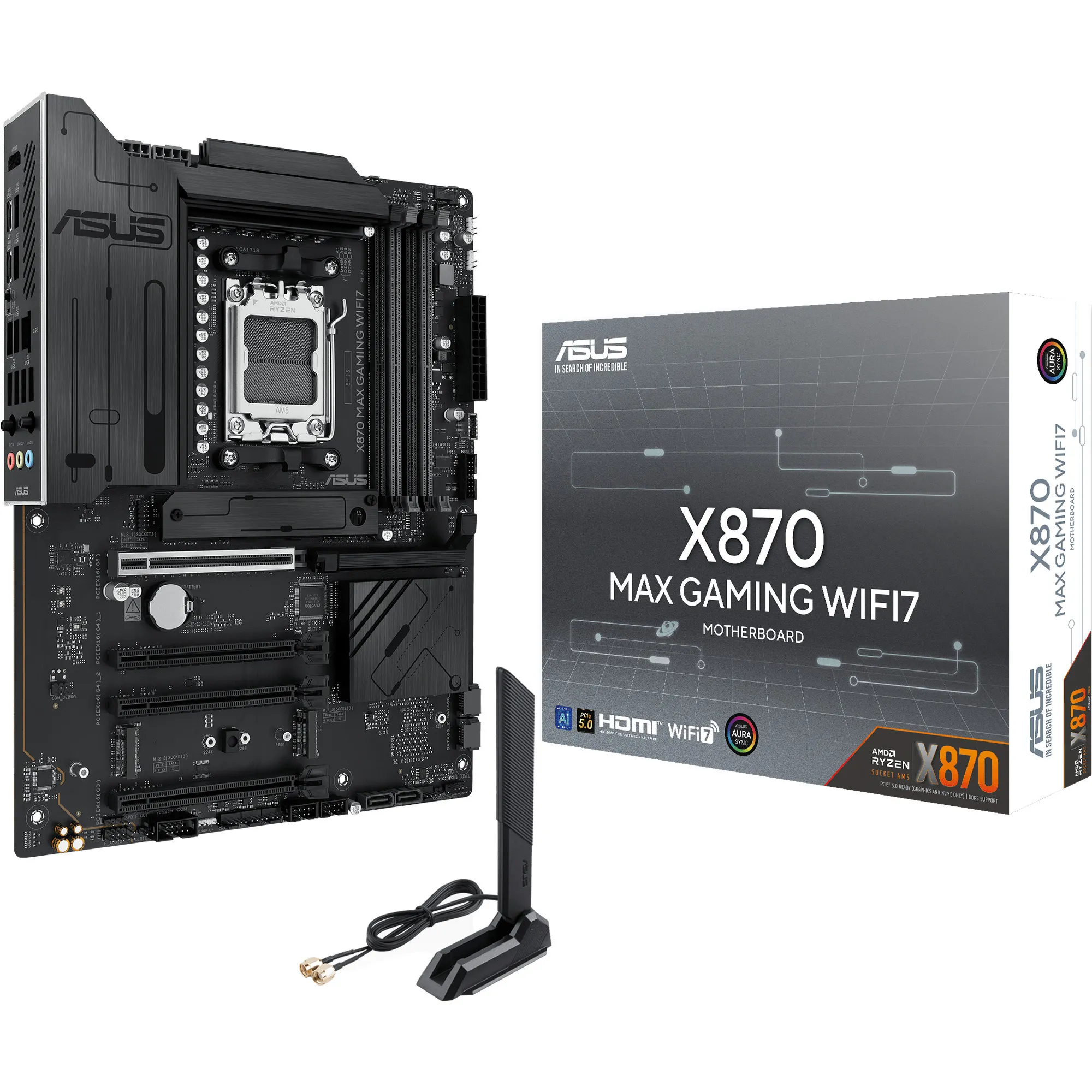 X870 MAX GAMING WIFI7 AMD X870 Socket AM5 ATX, Scheda madre