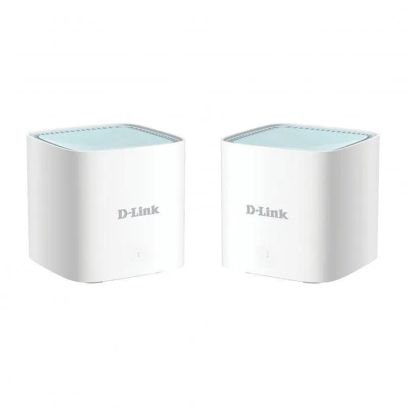 WiFi Mesh D-Link 2 Nodi AX1500 370 m² con IA e controllo vocale