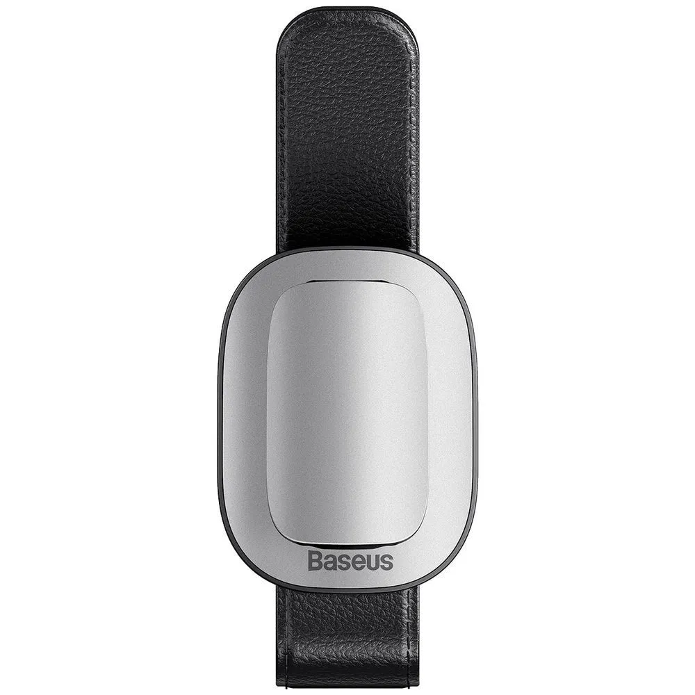 Supporto Parasole Baseus Platinum Clip per Occhiali, Argento ACYJN-B0S