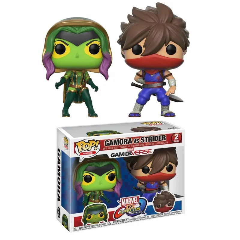Funko Pop Giochi Marvel Vs Capcom Infinite Gamora Vs Strider