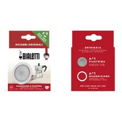 Set guarnizioni e filtro caffettiera 1/2 Tazza 1 pz 0800030
