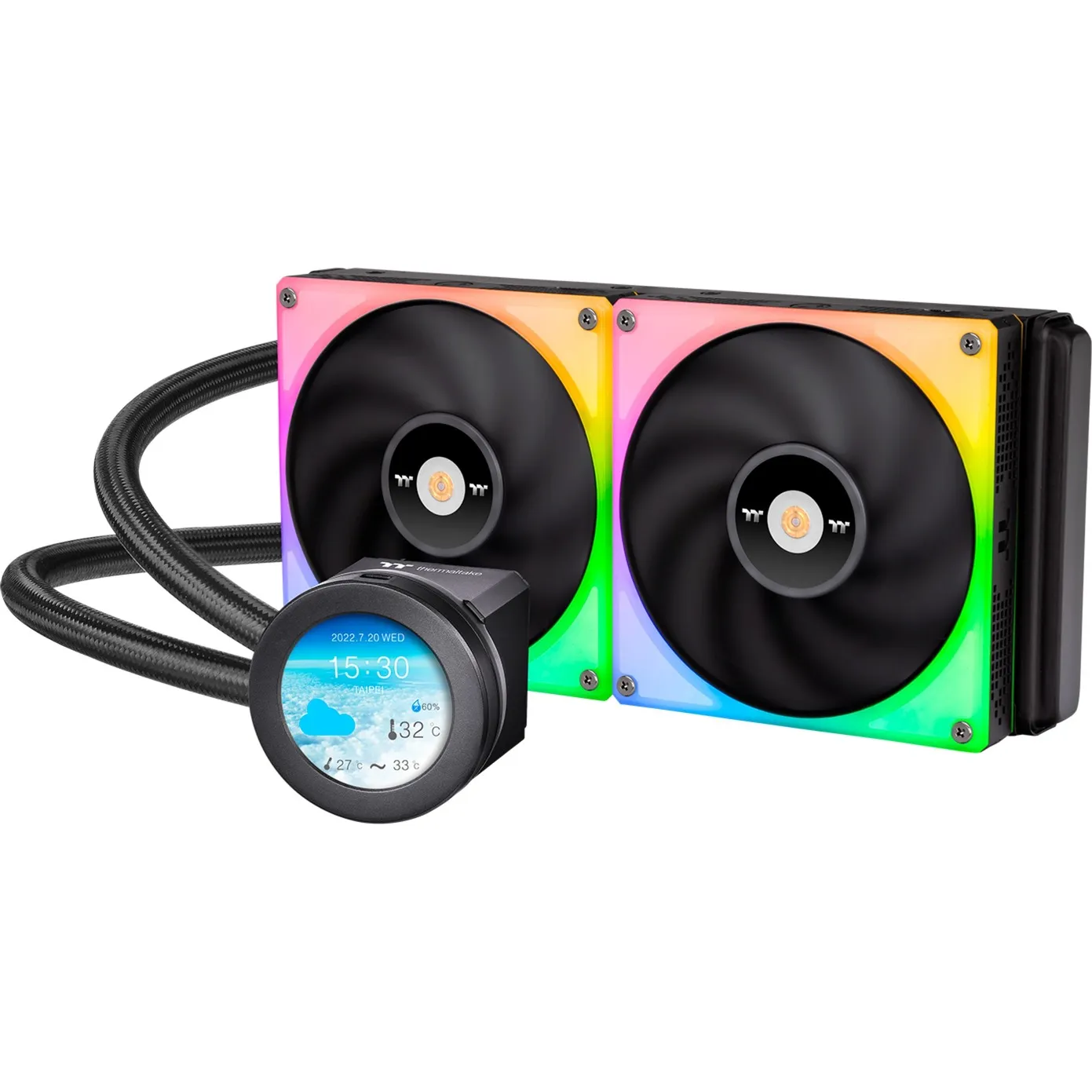 TOUGHLIQUID Ultra 280 RGB AIO Liquid Cooler 280mm, Raffreddamento ad acqua