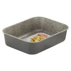 Teglia Sfornatutto Alluminio antiaderente (27x19cm) HAPPY STONE Grigio pietra HAPSTSFOPIXX2719H