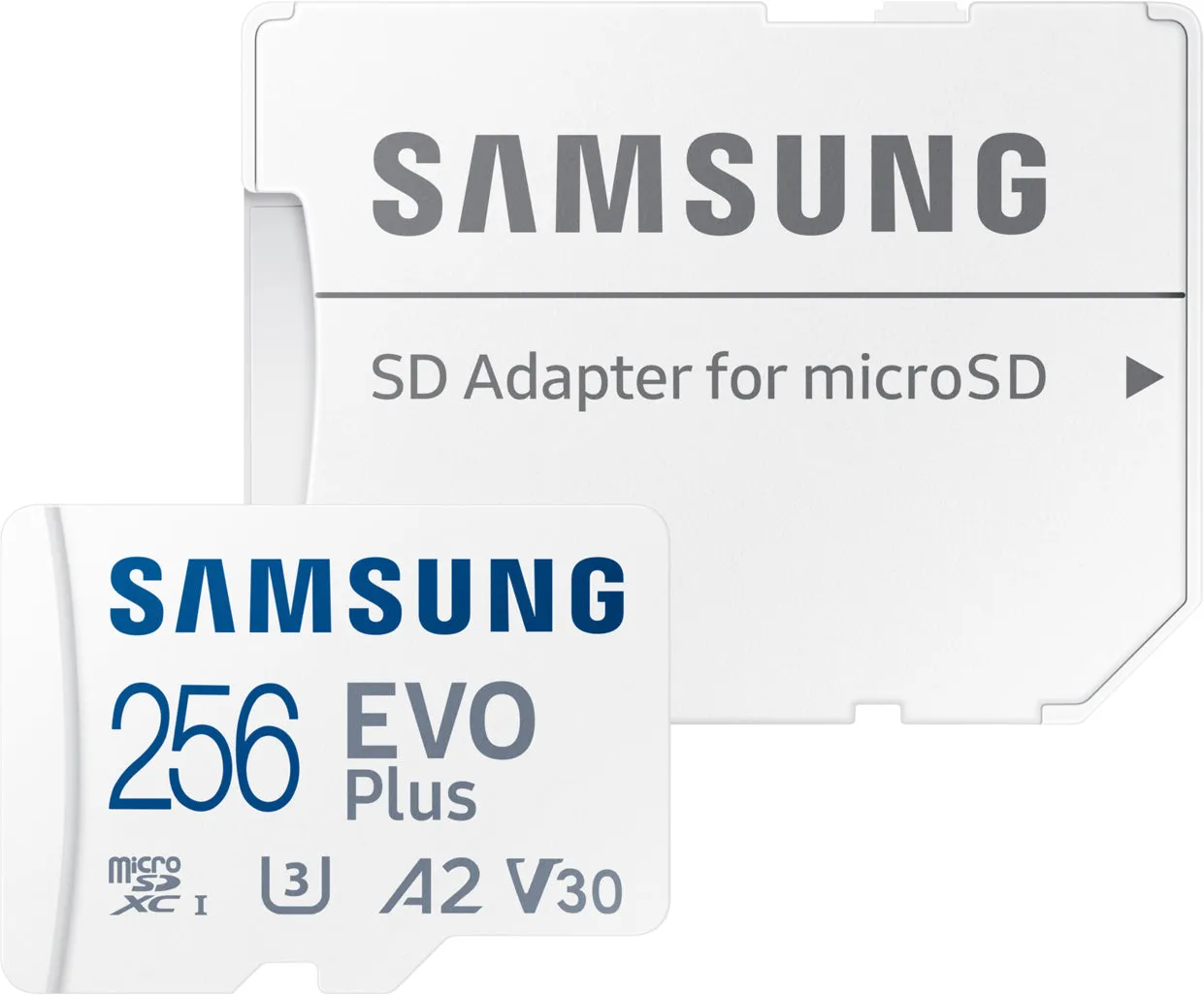 Scheda di memoria microSDXC Samsung Evo Plus, 256Gb, Classe 10 / UHS-1 U3, Con Adattatore MB-MC256SA/EU