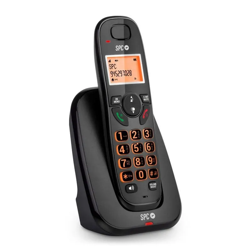 SPC Kairo Telefono fisso wireless Tasti grandi Nero