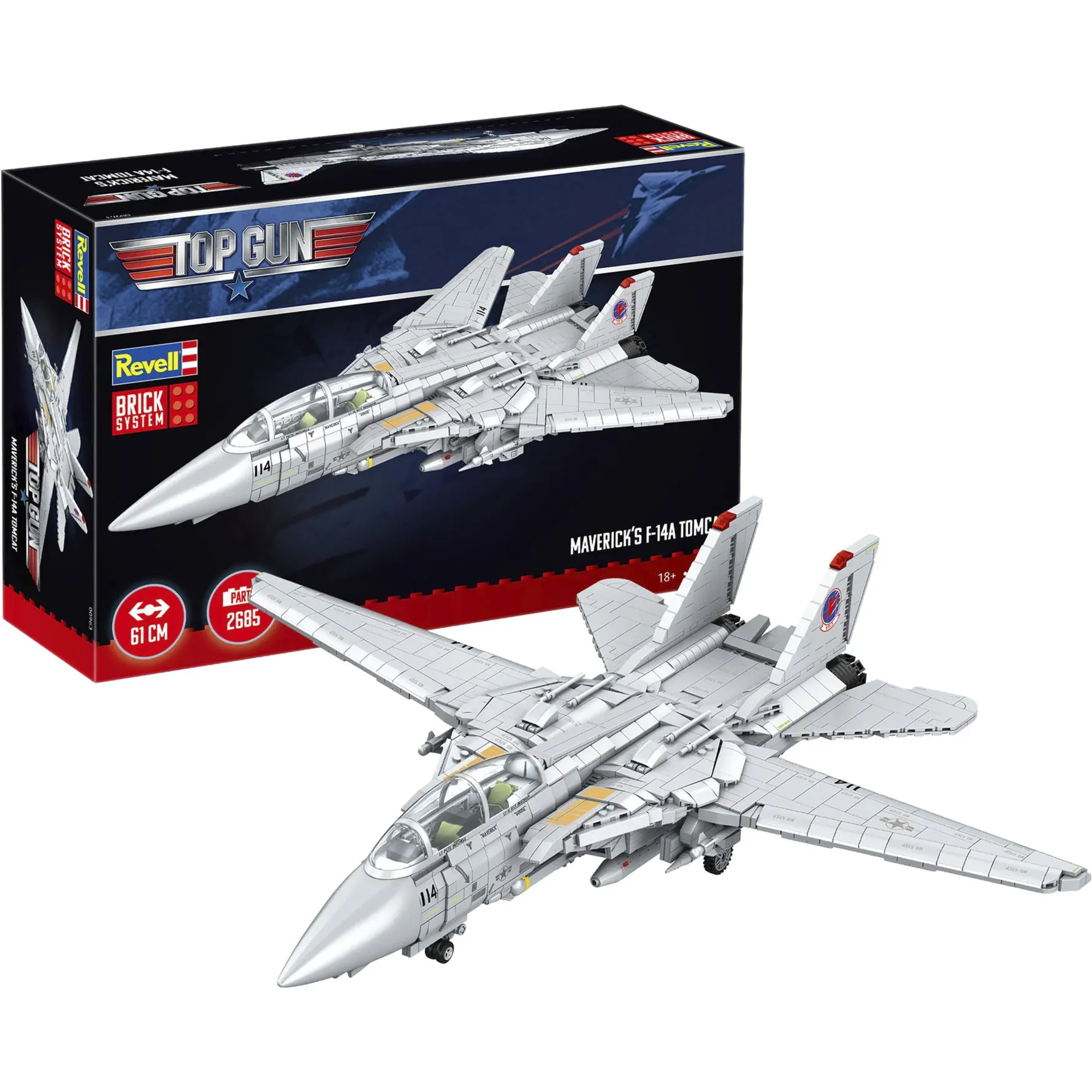 F-14A Tomcat "Top Gun" di Maverick - Brick System, Giochi di costruzione